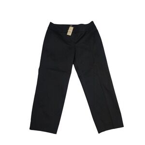 LOFT Marisa Fit Black Petite Cropped Pants Trousers Women's Size 00P